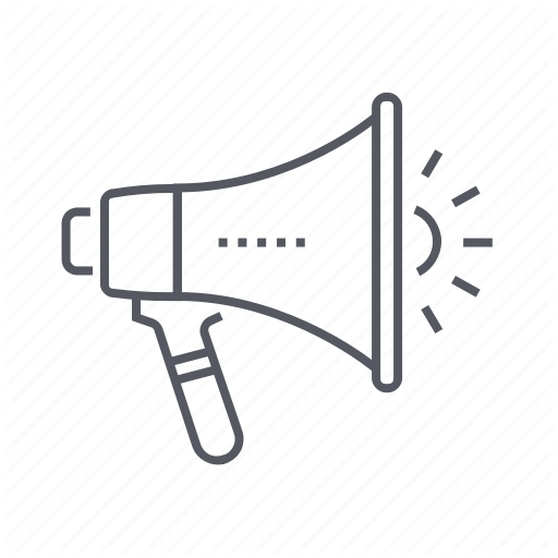 Announcement, Loud, Megaphone, Speaker Icon