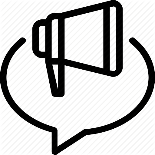Chat, Marketing, Message, Notification, Speaker Icon