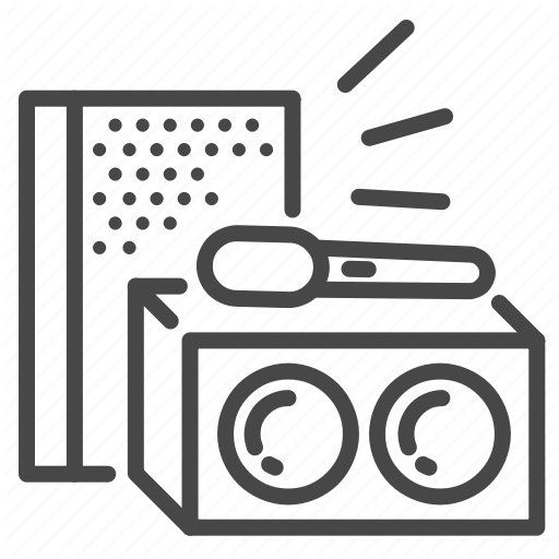 Microphone, Sound System, Speaker, Special Event Icon