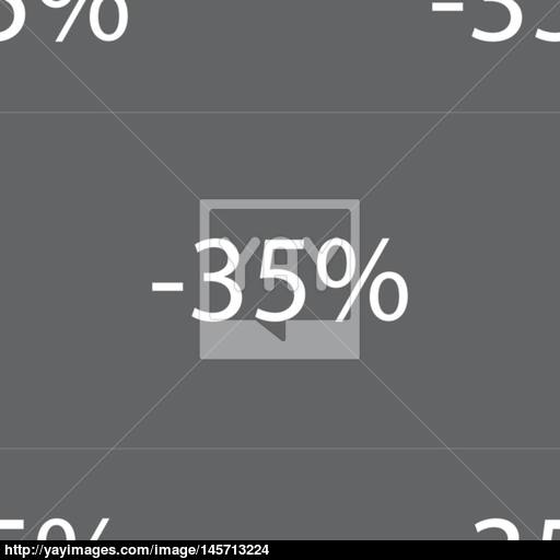 Percent Discount Sign Icon Sale Symbol Special Offer Label