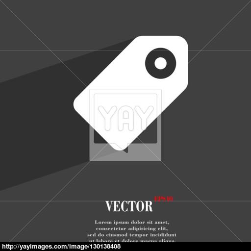 Special Offer Label Icon Symbol Flat Modern Web Design With Long