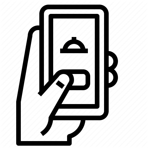 Food, Mobile, Online, Order, Website Icon