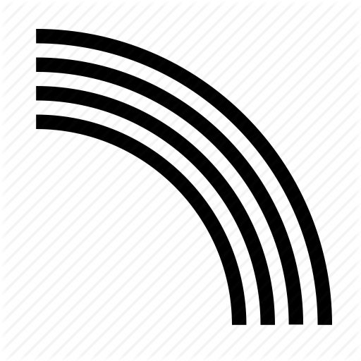 Arc, Arch, Color, Colour, Light, Rainbow, Spectrum Icon