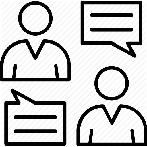 Communication, Conversation, Dialogue Between Two People