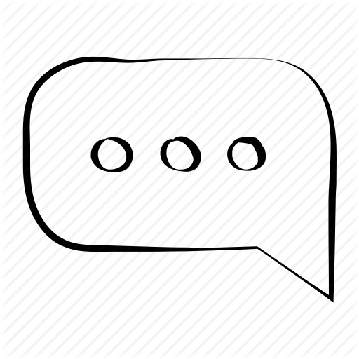Chat, Dialogue, Hand Drawn, Speech Bubble, Talk Icon