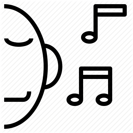 Listen, Melody, Music, Relax, Rhythm, Song, Voice Icon