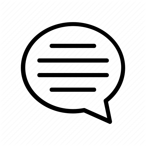 Bubble, Chat, Message, Speech, Text Icon