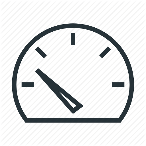 Low, Speed, Speedometer Icon