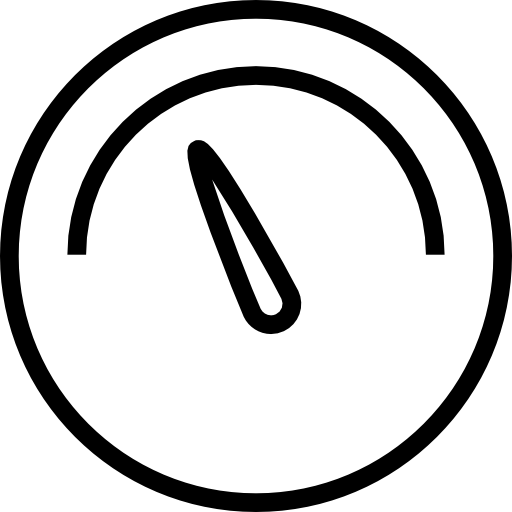 Speedometer Flat Icon