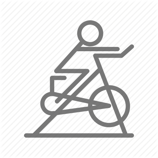 Bicycle, Bike, Class, Cycle, Gym, Spin, Workout Icon