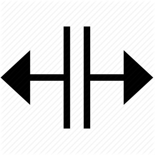 Cursor, Horizontal, Mouse, Split Icon