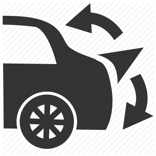 Rear Spoiler, Rear Spoiler Warning, Warning Light Icon