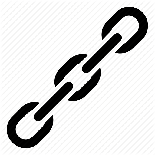 Connection, Hyperlink, Inclined Chain, Link, Locked Icon