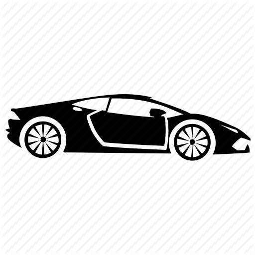 Automobile, Car, Sports Car, Supercar, Vehicle Icon