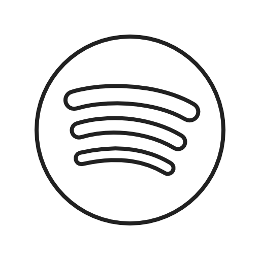 Spotify Icon Free Of Social Media Logos Ii Linear Black