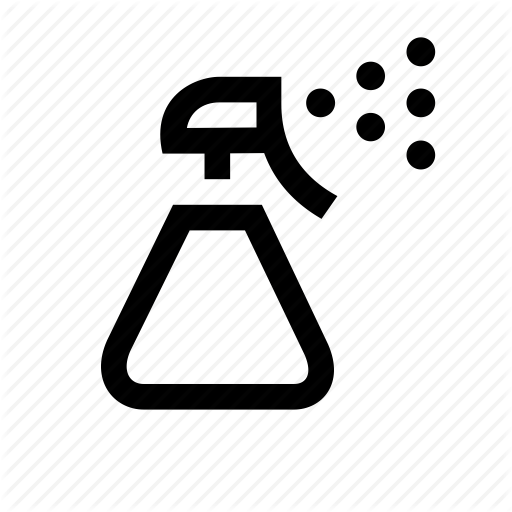 Cleaning, Household, Spray Icon