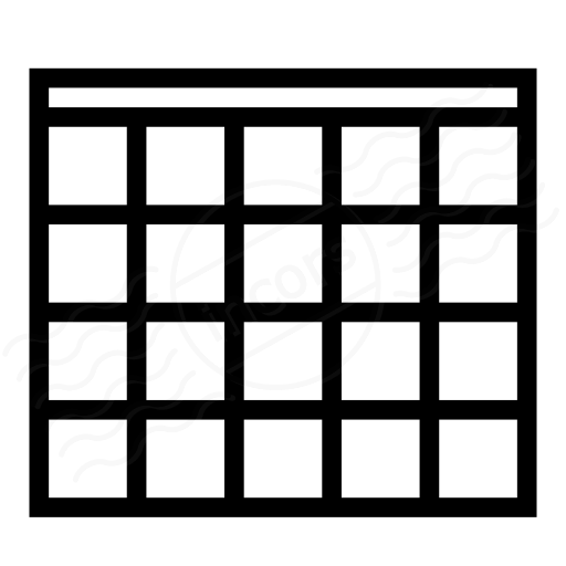 Iconexperience I Collection Table Icon