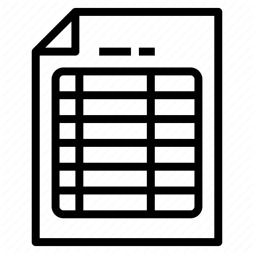 Excel, File, Spreadsheet, Xls Icon