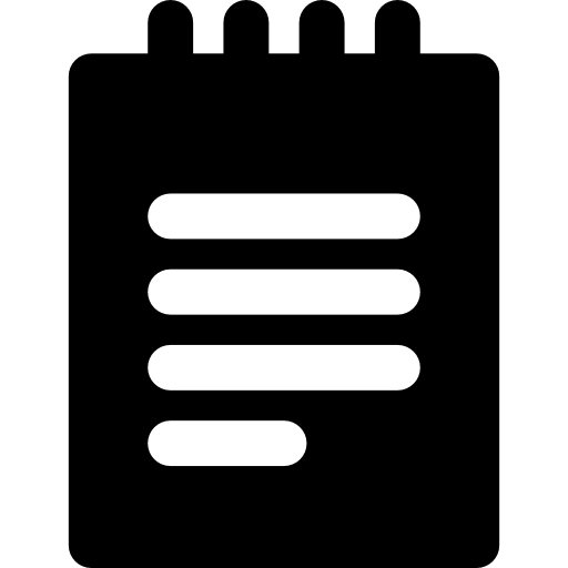 Notepad With Spring Icons Free Download