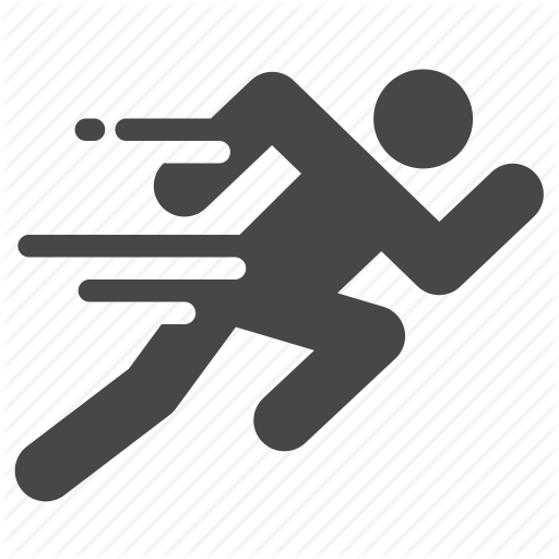 Athletics, Competition, Fast, Runner, Running, Sprint Icon