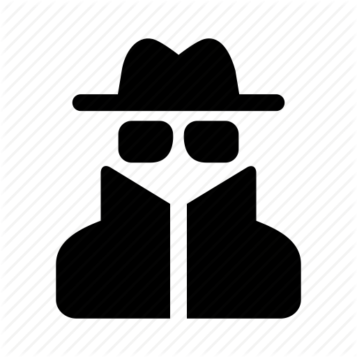 Glasses, Hat, Man, Person, Spy, Thief, User Icon