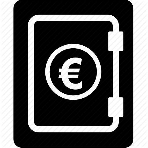 Bank, Business, Cash, Euro, Finance, Money, Safe Icon