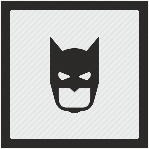 Bat, Batman, Face, Function, Mask, Square Icon