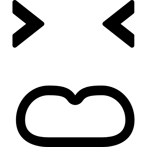 Disgusted Emoticon Square Face Icons Free Download