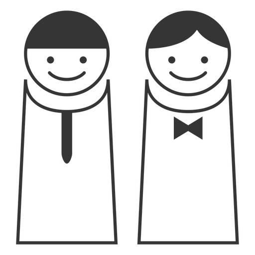 Simple Male Female Icon