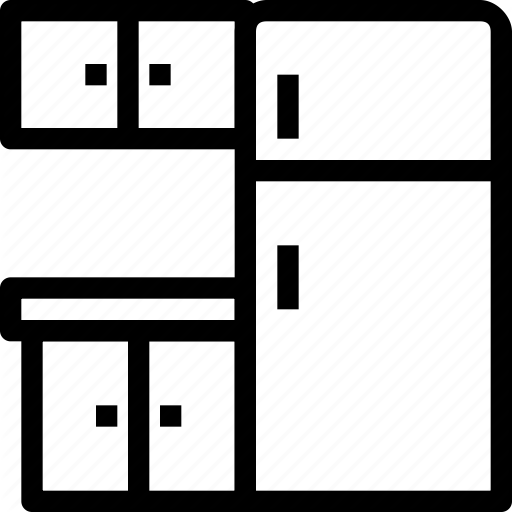 Furniture, Home, Interior, Refrigerator Icon