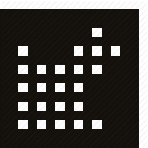 Big, Dotted, Square Icon