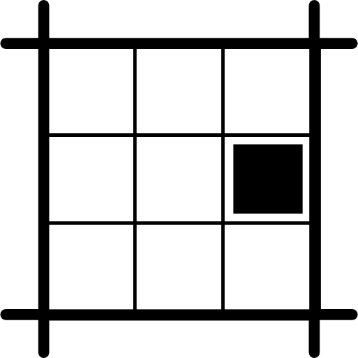 Square Layouting With Black Square In East Area