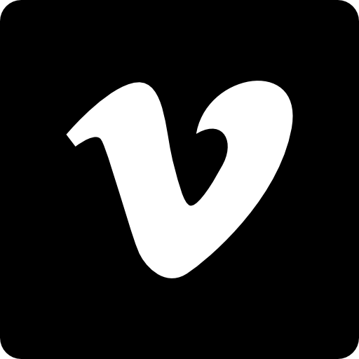 Vimeo Logo White Inside A Black Square Free Icons Logo Image
