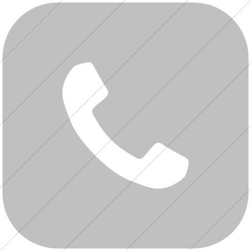 Flat Rounded Square White On Silver Bootstrap Font