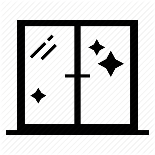 Clean Glass, Squeegee, Wash, Window Cleaning Icon