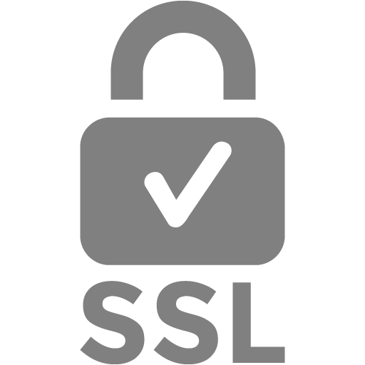 Gray Ssl Badge Icon