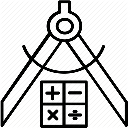 Compass, Drafting, Drawing, Geometry, Math Icon