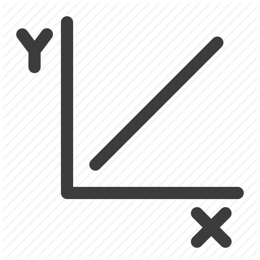 Axis, Diagram, Education, Graph, Growth, Linear, Math Icon