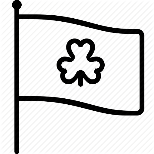 Clover, Flag, Patrick, Shamrock, St Patricks Day Icon