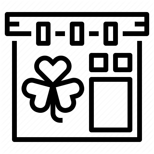 Calendar, Clover, Date, Day, Holiday, St Patrick Icon