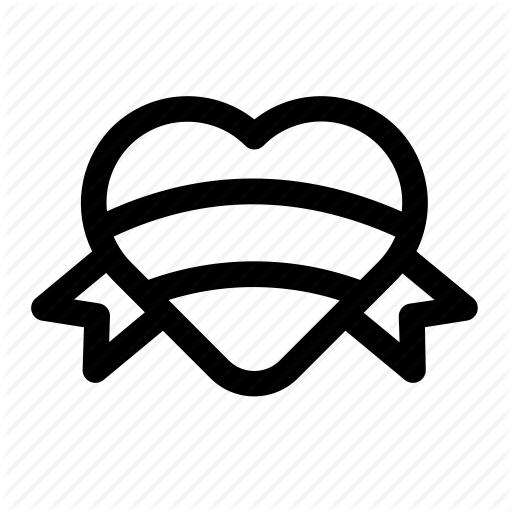 Emblem, Heart, Logo, Love, Lovely, Ribborn, St Valentine's Day