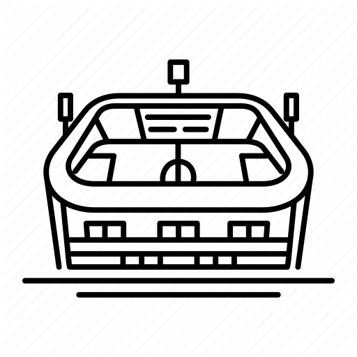 Football, Soccer, Stadium Icon