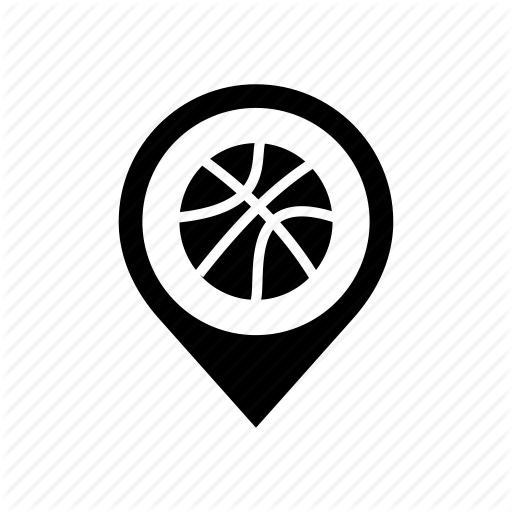 Basketball, Basketball Court, Map Marker, Navigation, Pin, Stadium