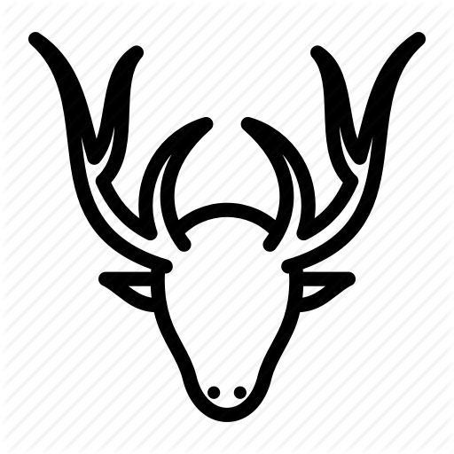 Animal, Deer, Stag Icon