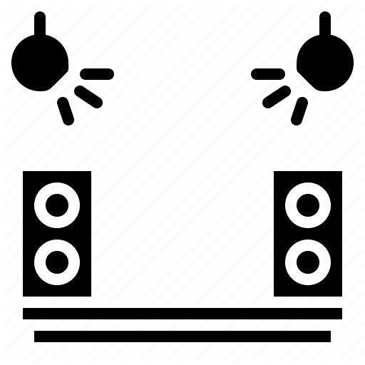 Cinema, Concert, Spotlight, Stage Icon