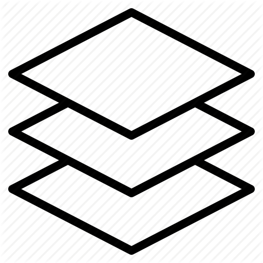 Element, Layer, Piling, Square, Staging Icon
