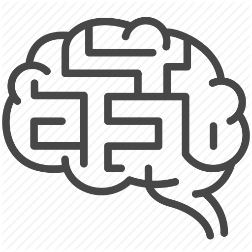 Brain, Depression, Harassment, Maze, Mind, Sufferer, Victim Icon