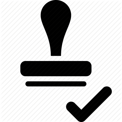 Approval, Permission, Rubber St Seal, Stamp Icon