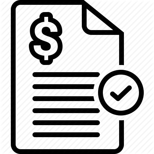 Bills, Invoice, Paid, Stamp Icon