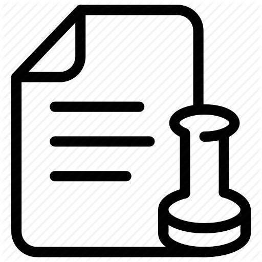 Document, Dokumen, File, Legal, Paper, Pengurusan, Stamp Icon